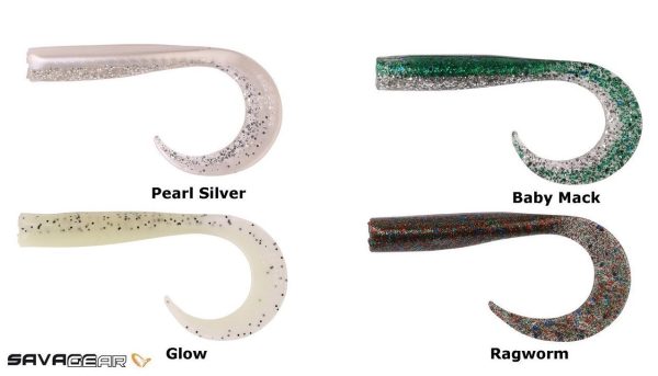 Savage gear LB Sandeel Curltail 10 cm 5 Adet Suni Yem