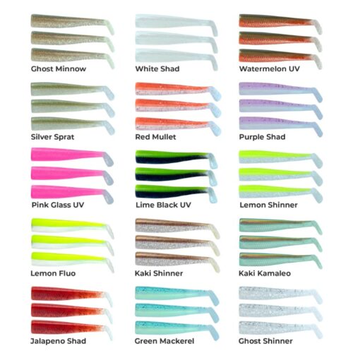 GT-Bio Roller Shad 85 Silikon Yedek 3X Gövde