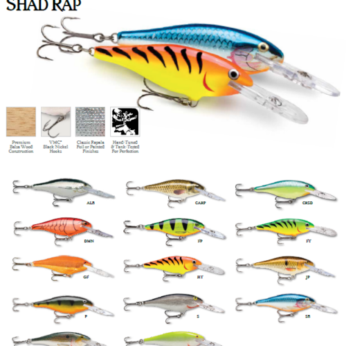 Rapala Shad Rap Sahte Balığı 70mm