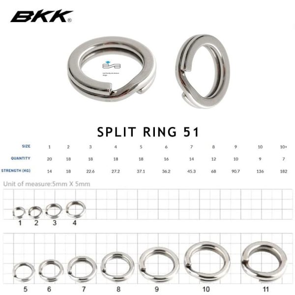 BKK Split Ring 51 #2 18kg (18 Ad) - Görsel 3