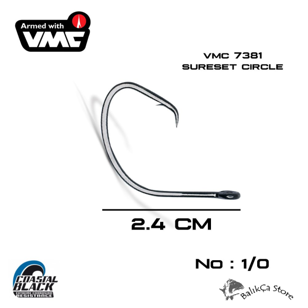 VMC Olta İğnesi 7381 Sure Set Circle - Görsel 2