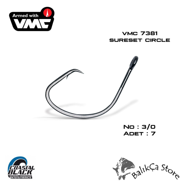 VMC Olta İğnesi 7381 Sure Set Circle - Görsel 5