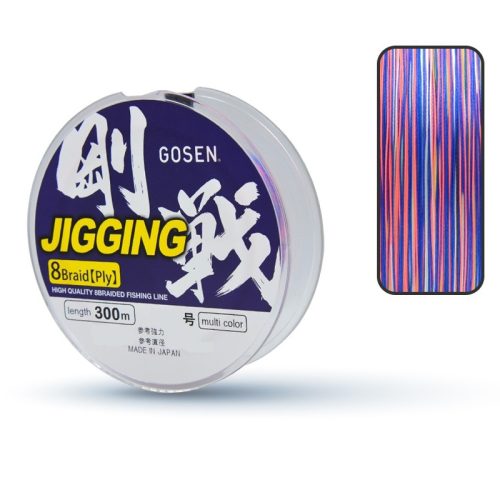 Gosen Jigging Braid PE 8 Örgü Jig ve Tai Rubber İpi 300mt Multi PE 0,8