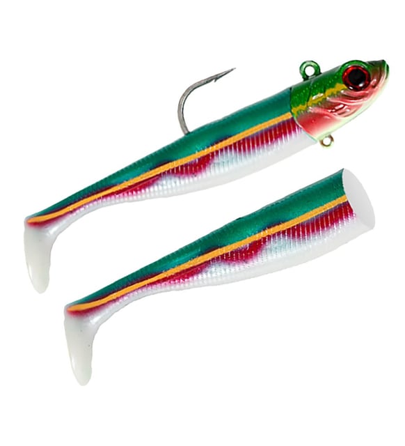 SEABOR DEEP FAKE 200GR 2+1 SİLİKON YEM GREEN UV