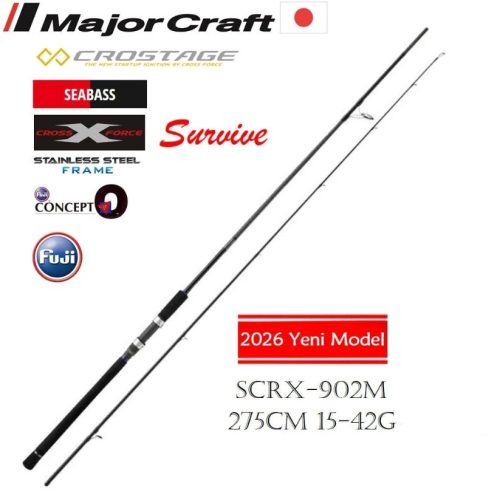 MC Crostage Survive New SCRX-902M Seabass Spin Kamış 275cm 15-42g
