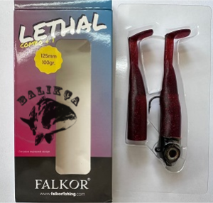 Falkor Lethal Combo +1 100gr Silikon Yem KIRMIZI