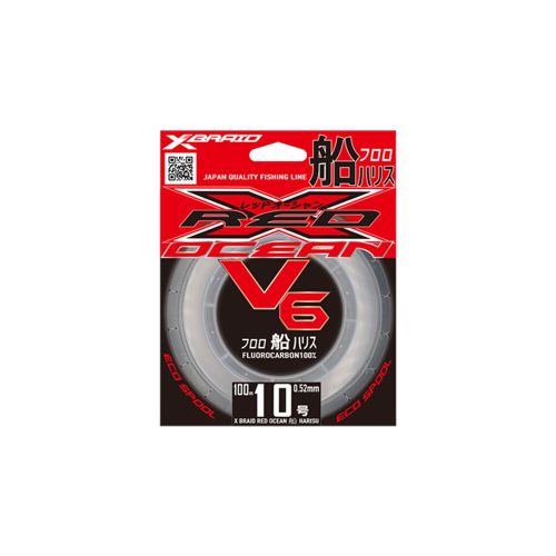 YGK X-Braid Red Ocean %100 Fluorocarbon Leader Misina 100mt 0,33